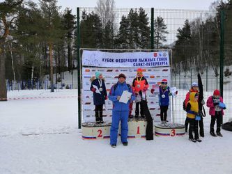 Второй этап кубка федерации лыжных гонок Санкт-Петербурга